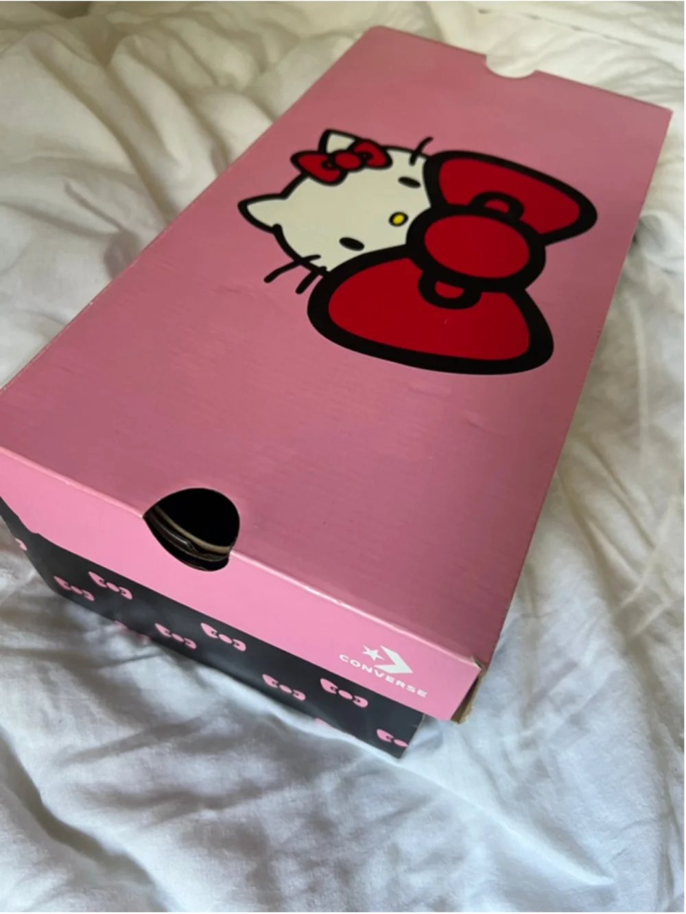 Converse x Hello Kitty Sneakers Maddie Size 4 (Big kids) Black Pink Women’s 6